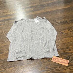 Kids Gray Long Sleeve Tee